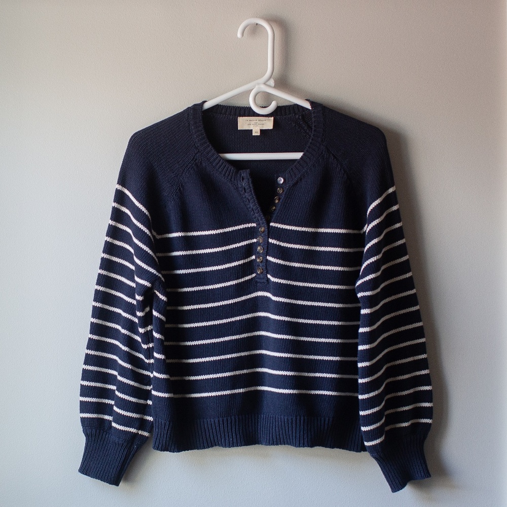 Sezane Leontine Jumper Navy XS